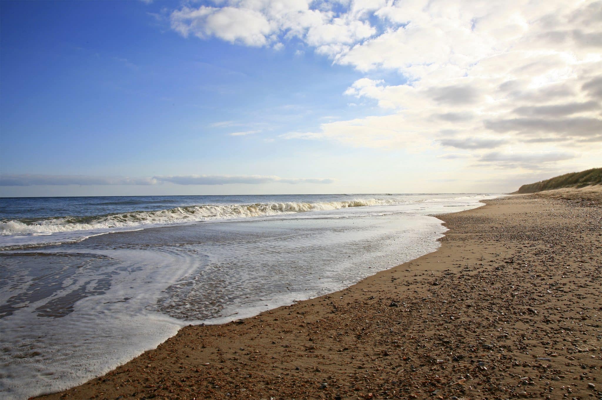 The foreshore at Wells Beach